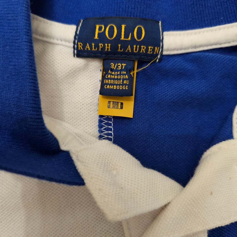 Polo Ralph Lauren Boys 3T Colorblock Big Pony Polo Shirt - Picture 4 of 6
